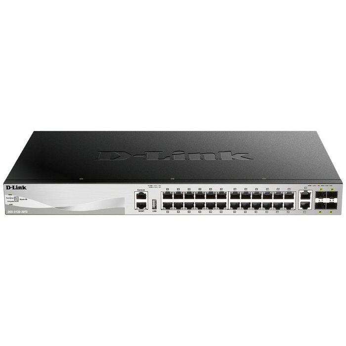 D-Link DGS-3130-30TS/E Switch Gestionado L3 de 30 Puertos D-Link DGS-3130-30TS/E Switch Gestionado L3 de 30 Puertos